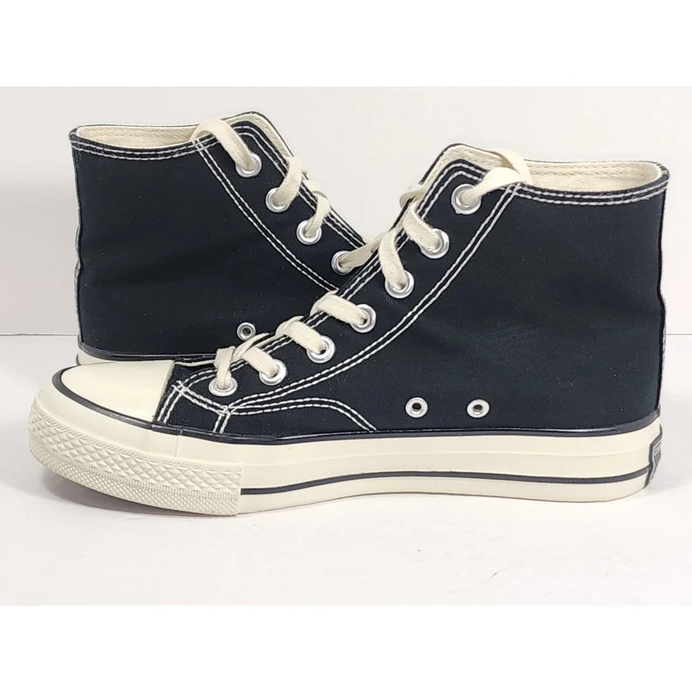Kawaii Black Space Bunny Universe Sneakers Canvas Hi Top‎ BL-Union Size 9